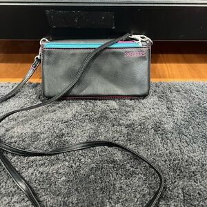 Skechers Wallet Crossbody Black -pink